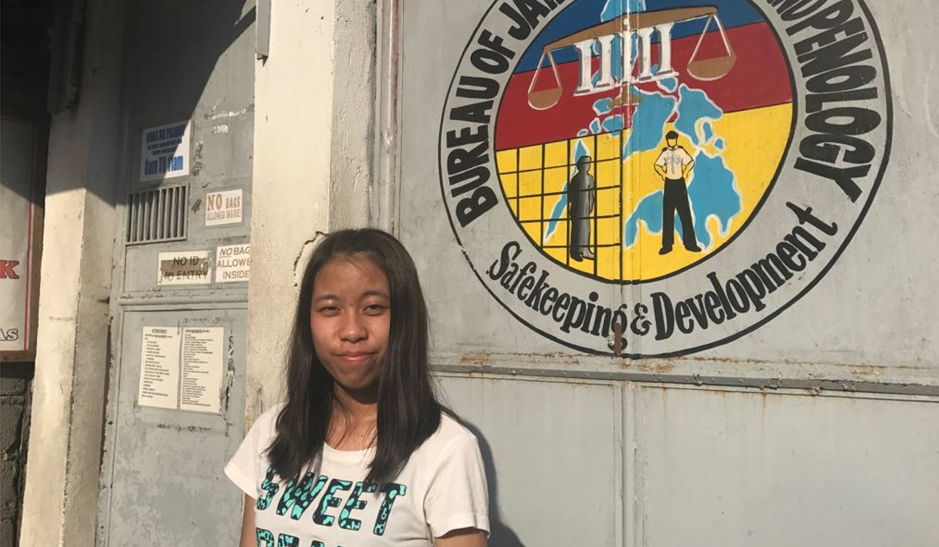 Leung Wing-lam, daughter of fisherman Leung Shu-fook, is worried about conditions in her father’s jail. Photo: Handout