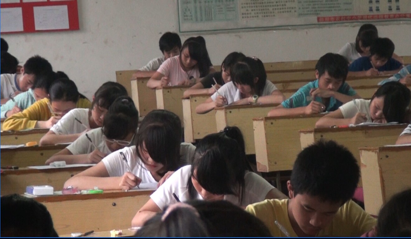 Left-behind children in a still from Jiang Nengjie’s documentary The Ninth Grade. Photo: Courtesy of Jiang Nengjie