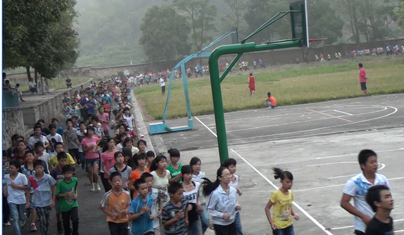 Left-behind children in a still from Jiang Nengjie’s documentary The Ninth Grade. Photo: Courtesy of Jiang Nengjie