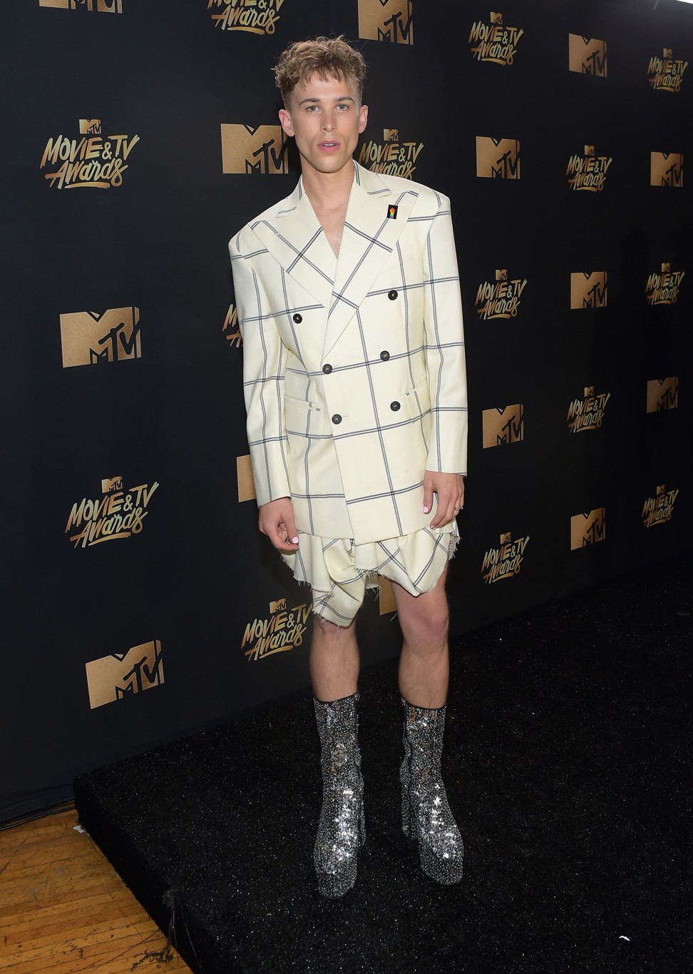 Tommy Dorfman at the 2017 MTV Movie & TV Awards. Photo: AFP