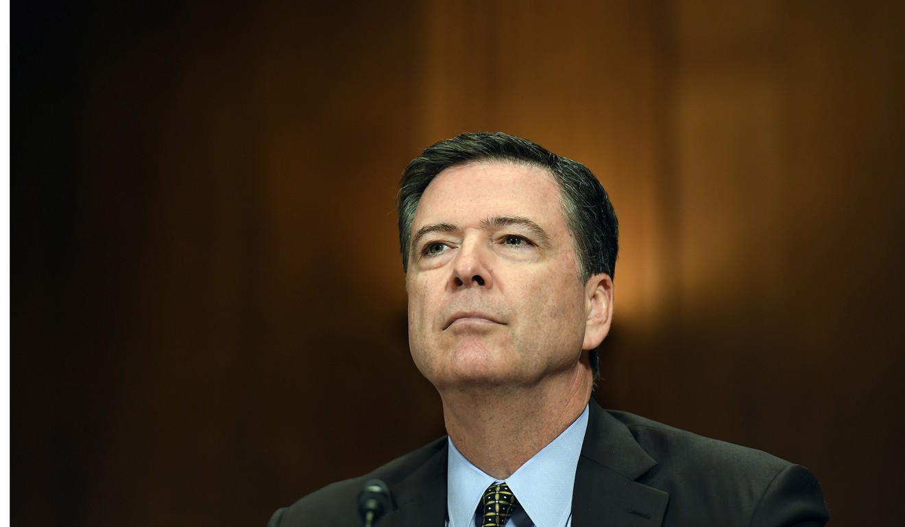 former FBI director James Comey. Photo: The Washington Post