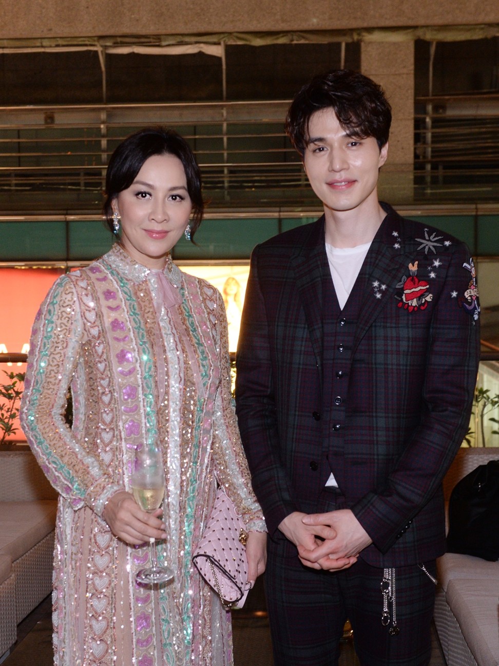 Carina Lau with Lee Dong Wook