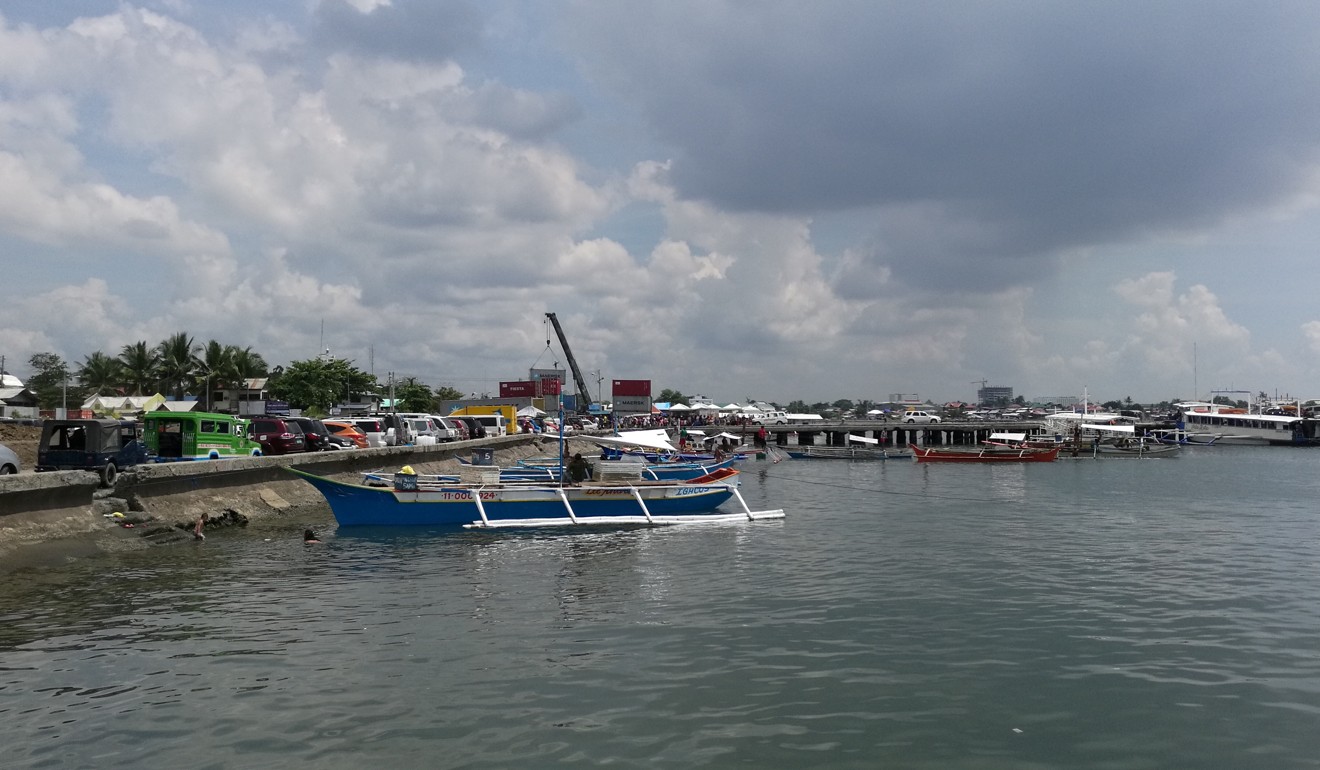 Davao’s Santa Ana Wharf handles mainly domestic freight and passenger vessels. Photo: Kristin Huang