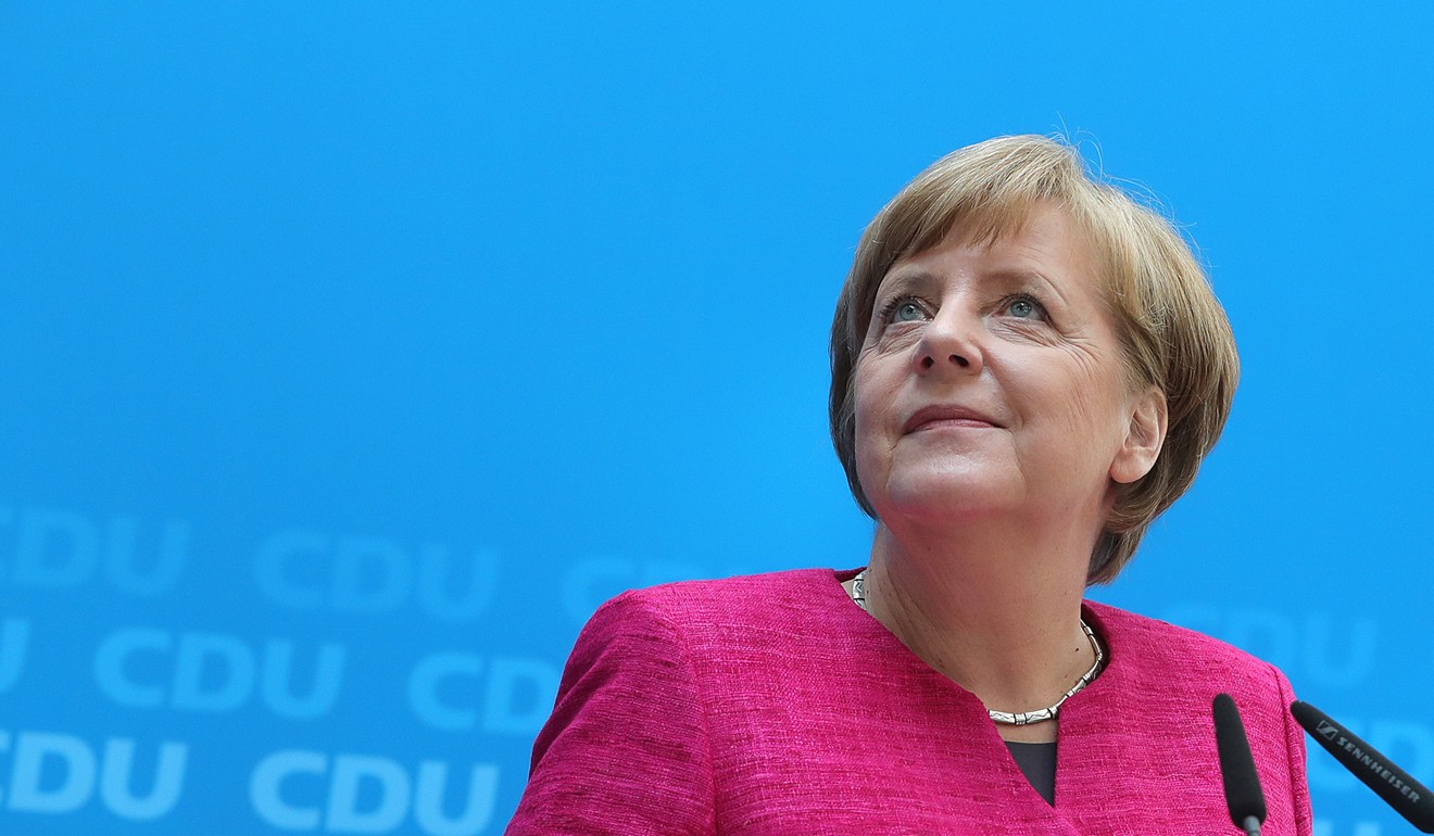 Angela Merkel, Germany's chancellor and leader of the Christian Democratic Union. Photo: Bloomberg