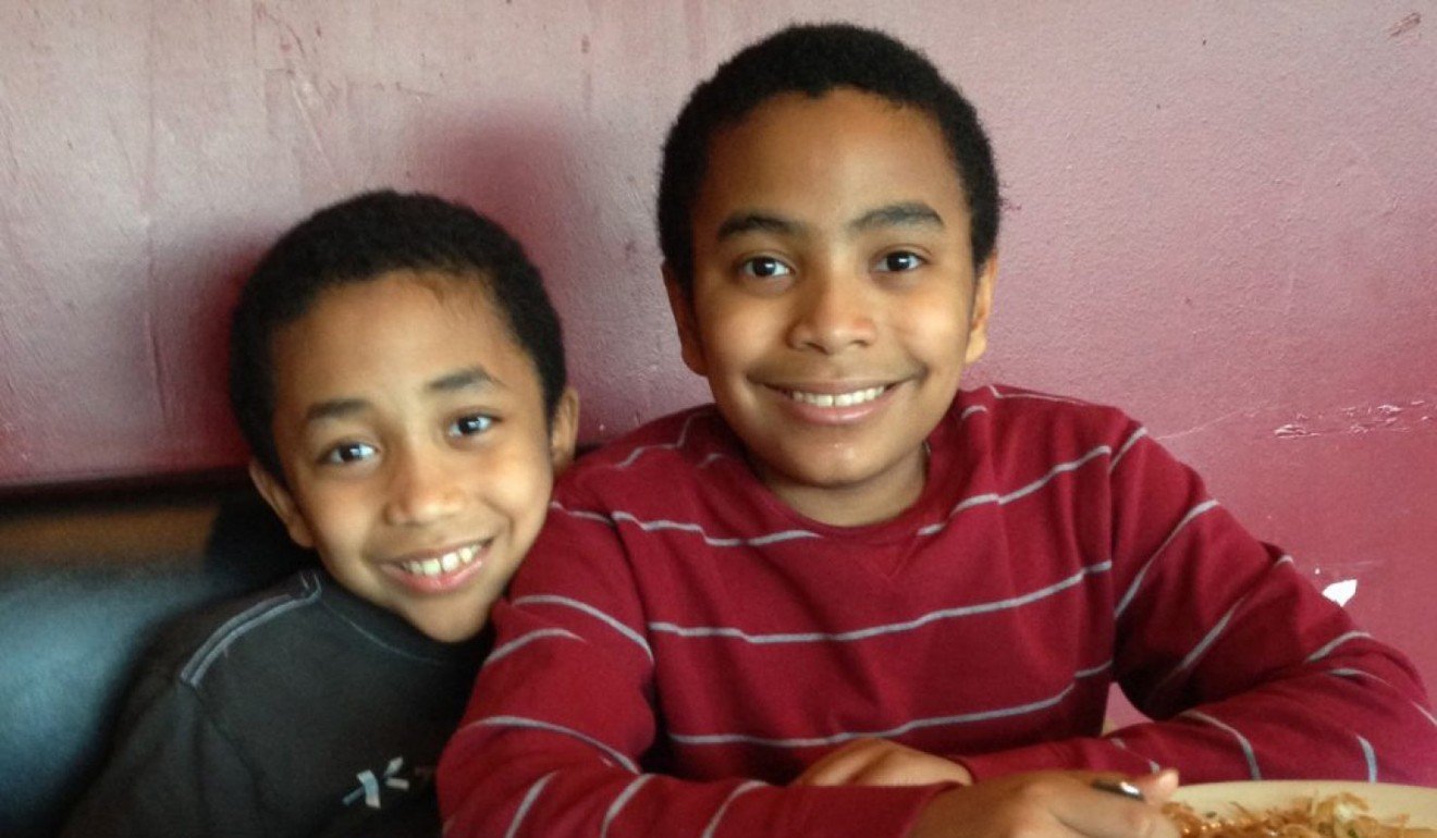Cannan Huey-You, 11, left, and Carson Huey-You, 14. Photo: Courtesy of Claretta Kimp