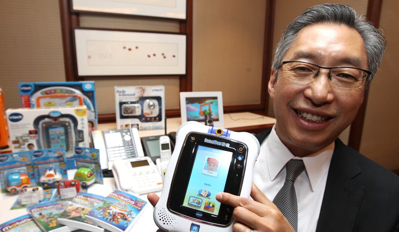 VTech chairman and CEO Allan Wong projected further growth in its electronic learning products business. Photo: