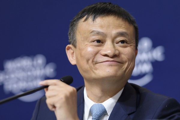 Alibaba Group’s founder and executive chairman Jack Ma attends the announcement of a long-term partnership of Alibaba as International Olympic Committee (IOC) worldwide sponsors on the sideline of the Forum's annual meeting, on January 19, 2017 in Davos. Photo: AFP