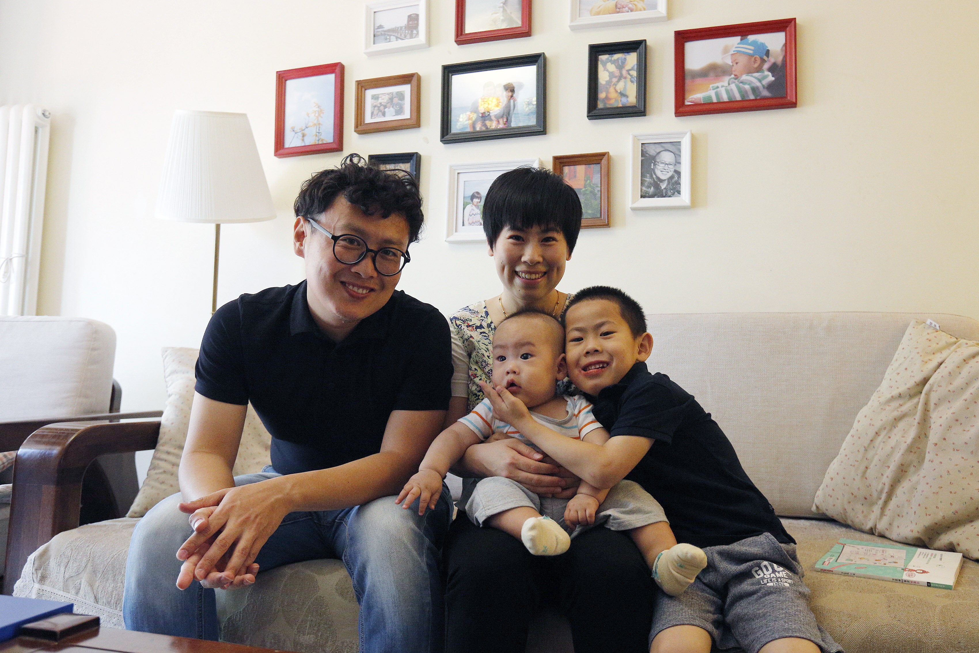 A family in Beijing. As Confucius taught, “the strength of a nation derives from the integrity of the home”. Hong Kong and mainland China should stand strong in resisting the advance of cohabitation. Photo: Xinhua
