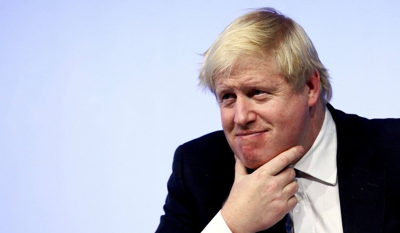 Boris Johnson: ridiculous from afar. Photo: Reuters