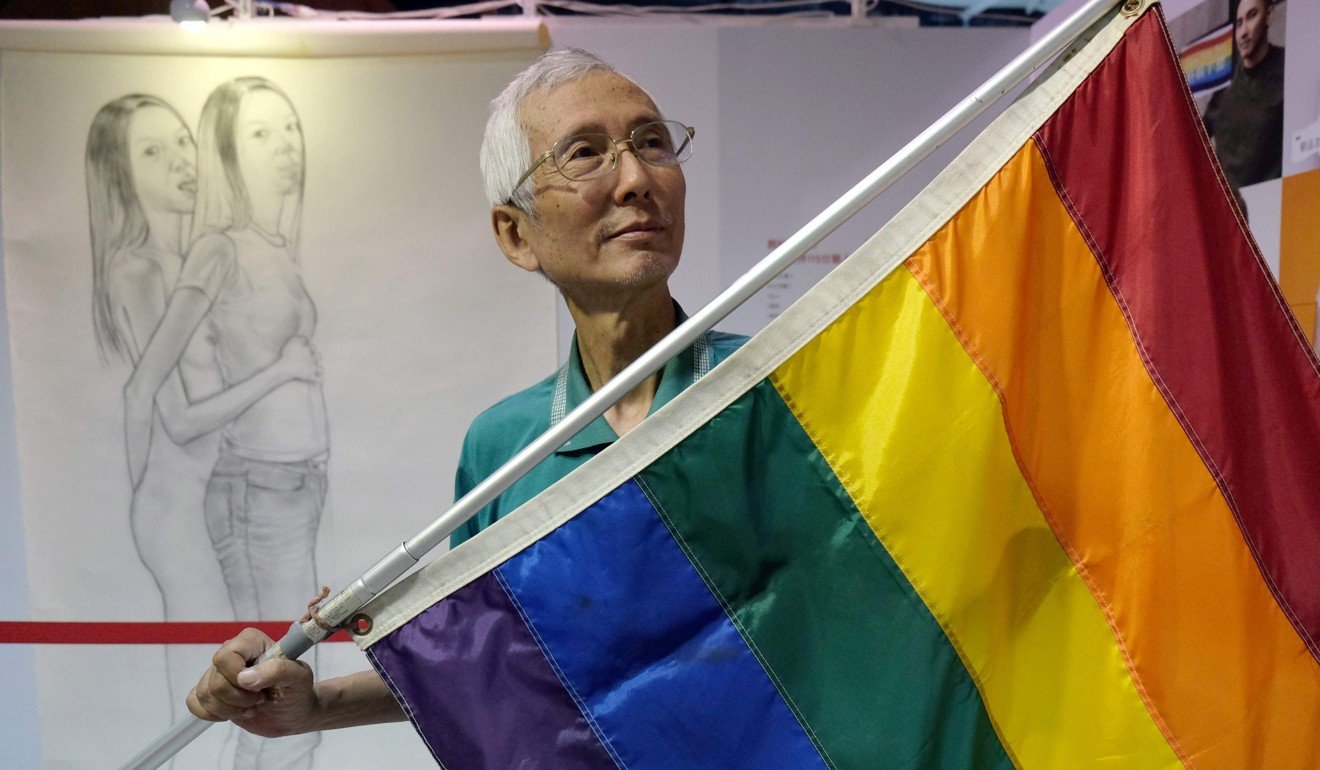 Gay rights campaigner Chi Chia-wei took the case to the constitutional court two years ago. Photo: AFP