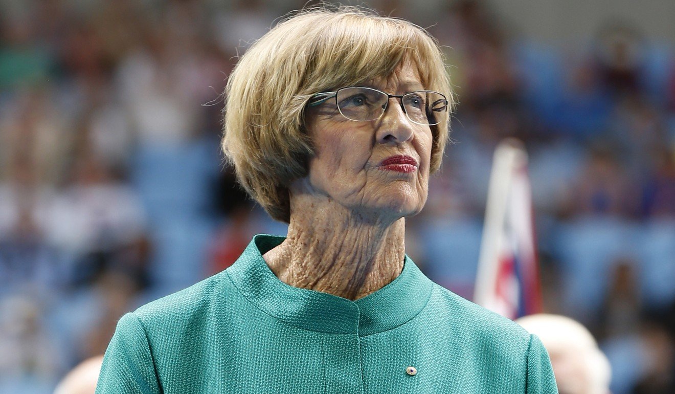 Australian tennis great Margaret Court have drawn controversy over the remodelled Margaret Court Arena at the Australian Open tennis championship in Melbourne, Australia. Photo: AP