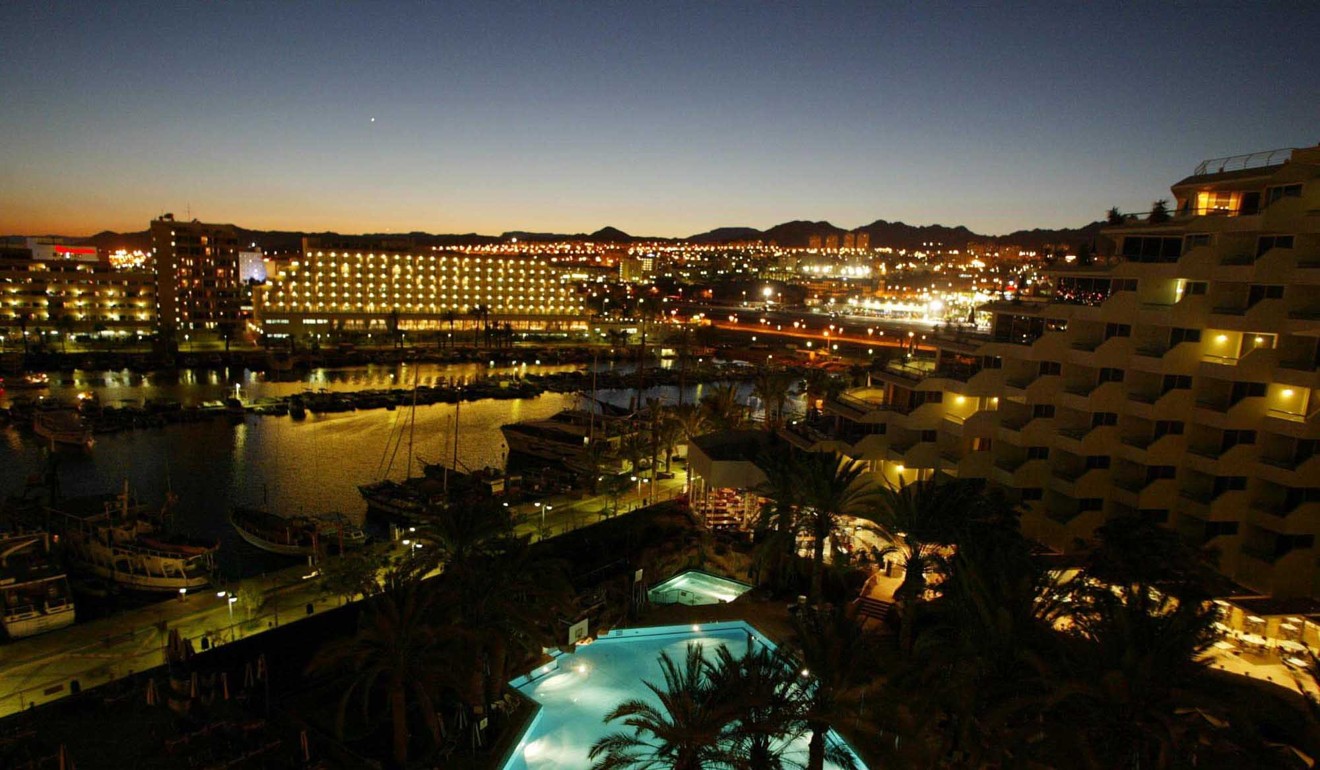 The harbour at Israel's Red Sea resort town of Eilat. Photo: AP