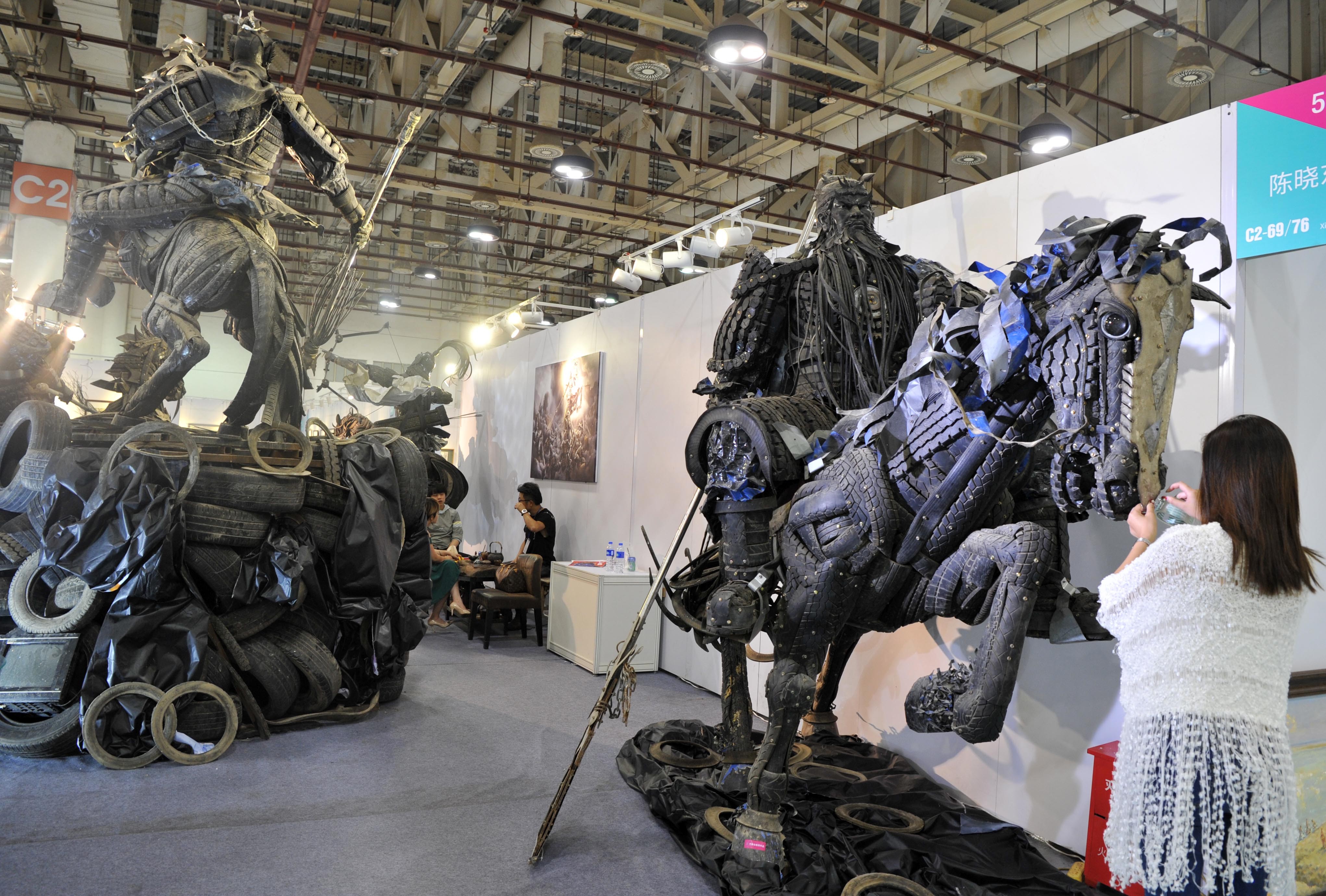 This year’s Art Amoy Art Fair featured 10,000 artworks by 1,000 Chinese and international artists.