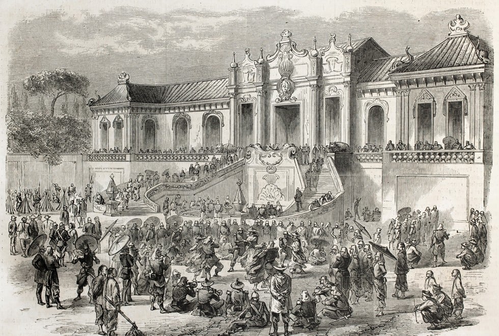 The sacking of the Summer Palace by British and French troops in 1860. Picture: Alamy
