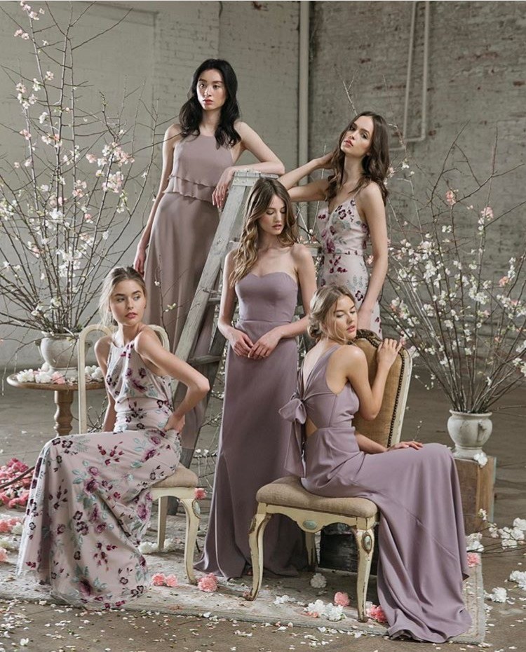 Miss Bride carries bridesmaid dress options that coordinate, yet have individuality.