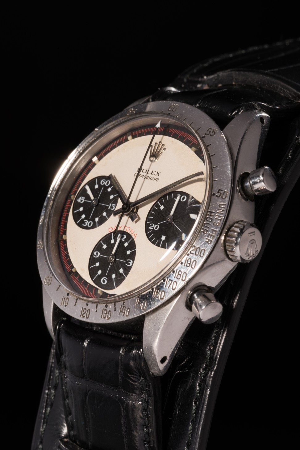 Rolex Paul Newman Cosmograph Daytona actually worn by Paul Newman up for sale at Philips in New York.