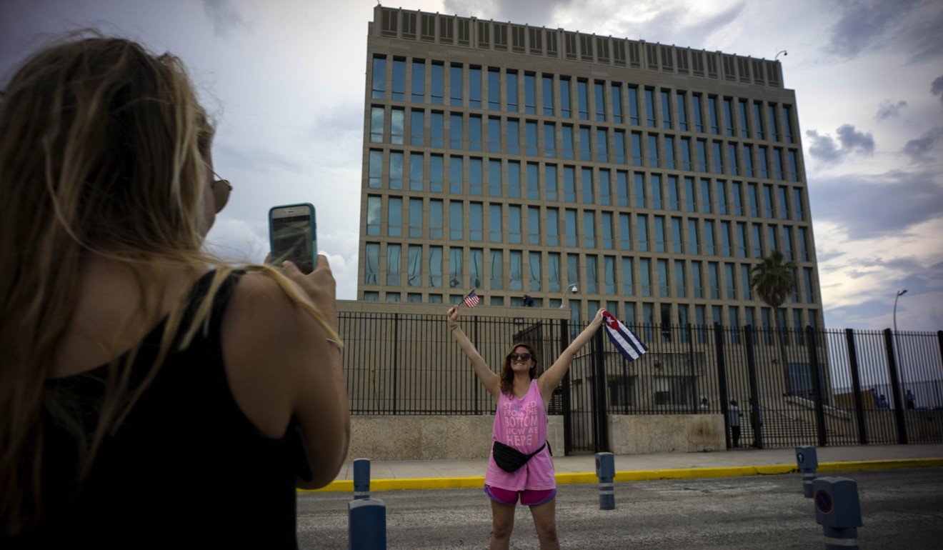 The US embassy in Havana, Cuba. File photo: AP
