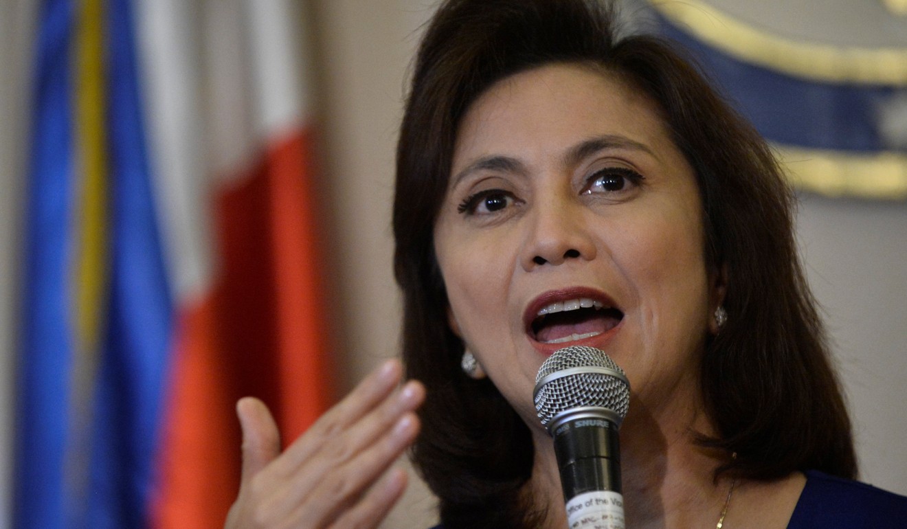 Philippines Vice-President Leni Robredo. Photo: Reuters