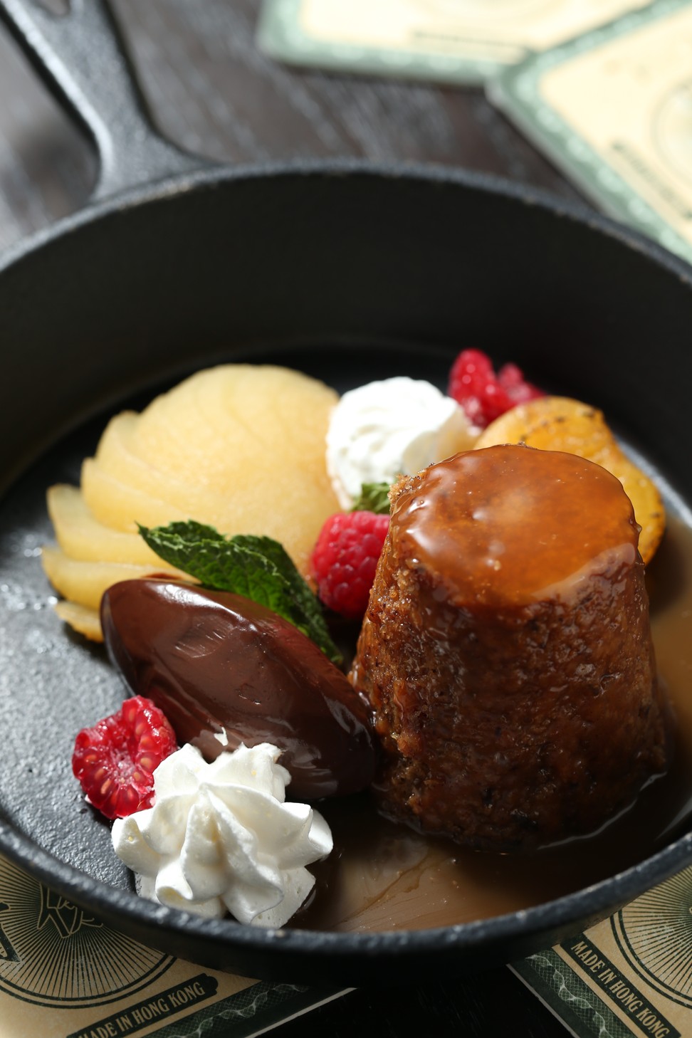 Dickens Bar’s toffee date pudding