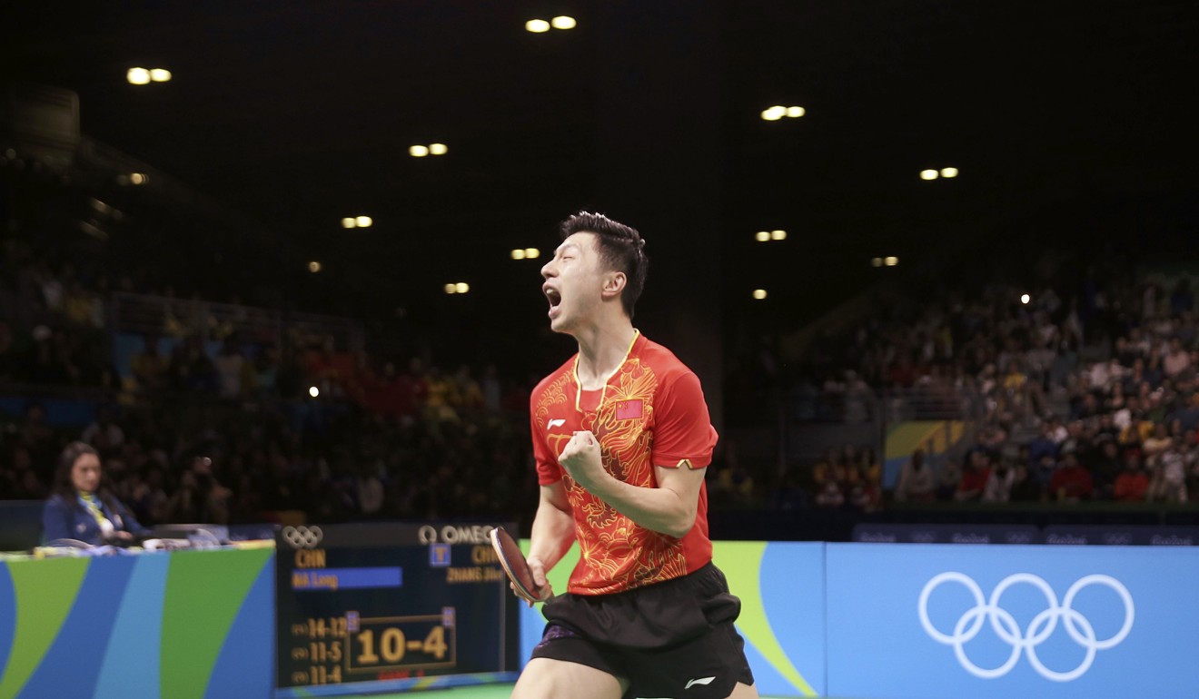 Triple Olympic champion Ma Long forfeited his match on Friday and will take no further part in the China Open. Photo: Reuters