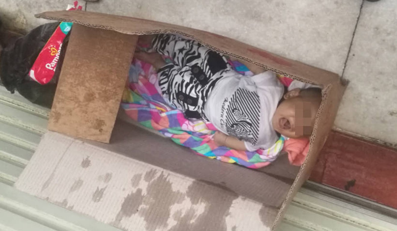 Chinese baby recovering after being abandoned close to death South