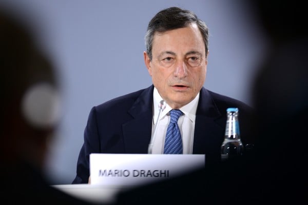 Mario Draghi, president of the European Central Ban. Photo: Bloomberg