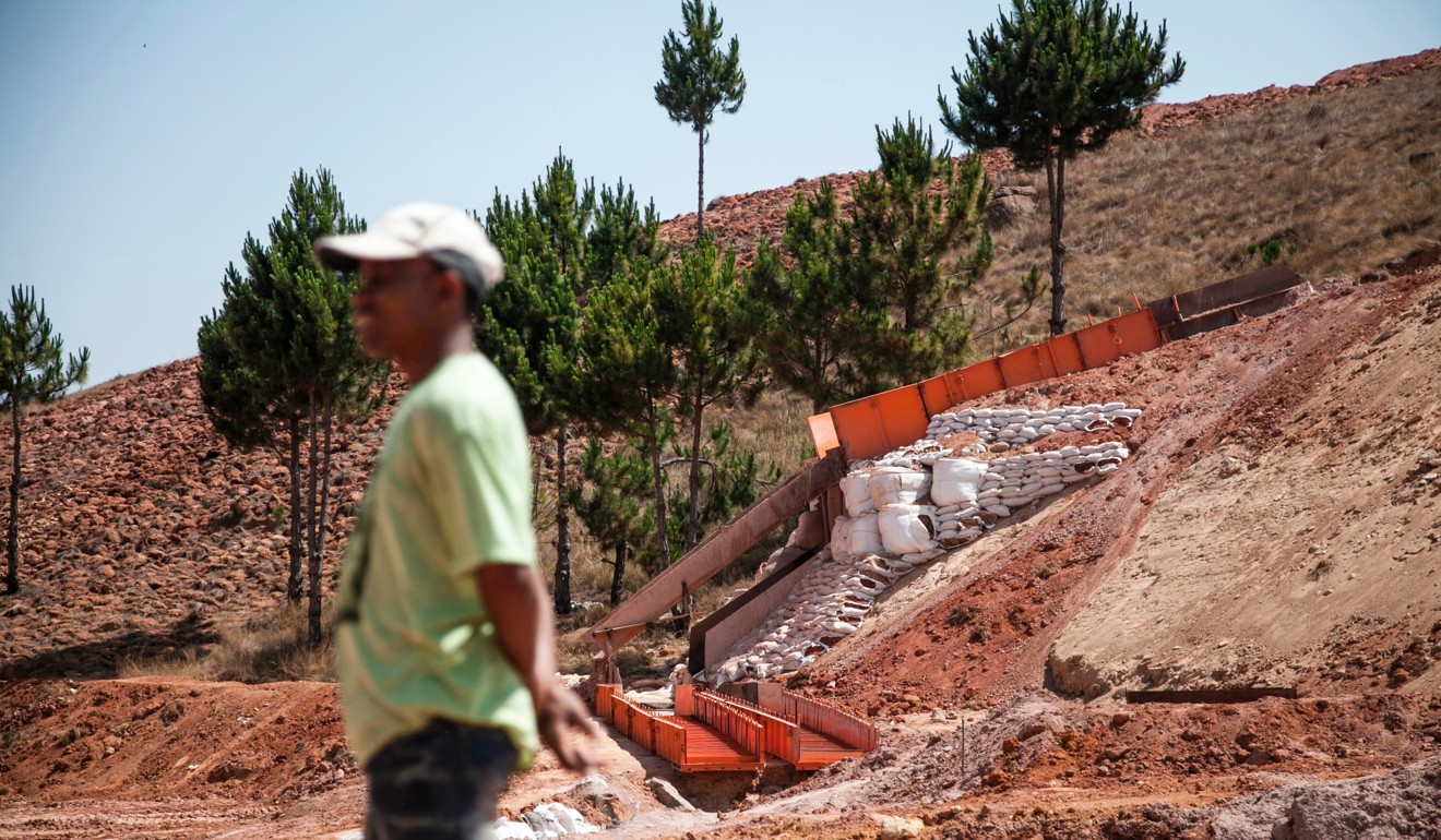 A Chinese-run mine in Madagascar. Photo: AFP