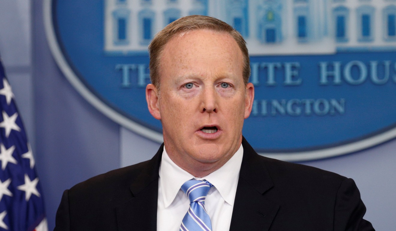 White House spokesman Sean Spicer. Photo: Reuters