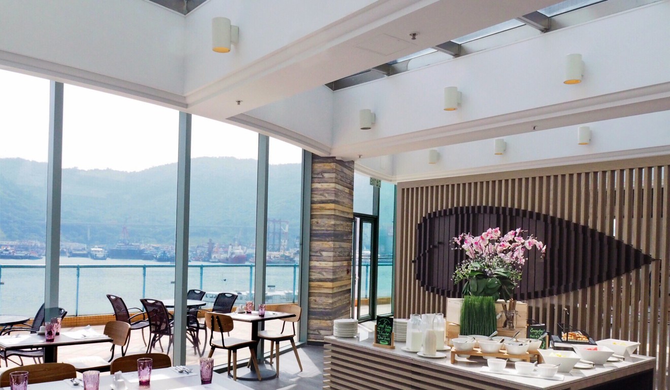 The sea views are a big drawcard at Hotel Bay Bridge Hong Kong by Hotel G.