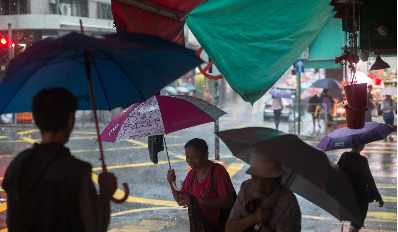 A stormy day in Hong Kong last month. Though mental health is often discussed in terms of statistics on depression, anxiety and other problems, these facts and figures in fact paint a multidimensional picture, reflecting problems in the wider society. Photo: EPA
