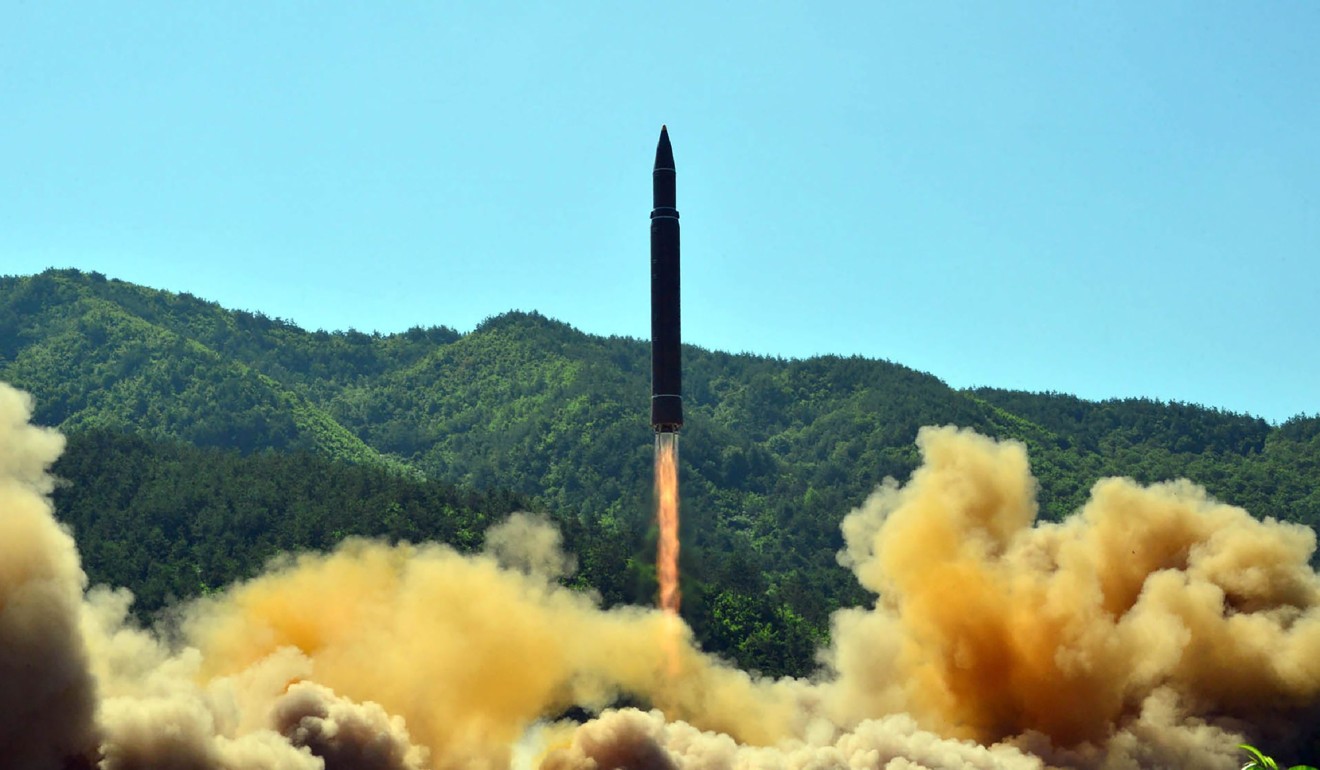 North Korea’s recent test launch of an intercontinental ballistic missile will overshadow the G20 summit. Photo: AFP