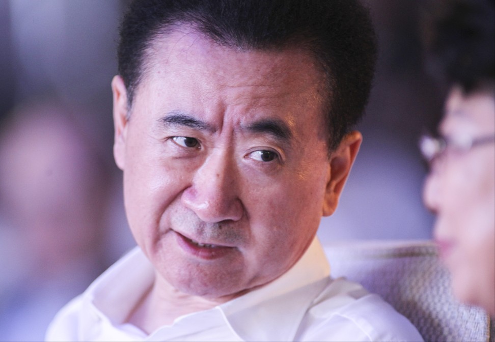 Wang Jianlin at the opening ceremony of his Harbin Wanda Cultural Tourism City on Jun. 30, where he installed the world’s largest indoor ski slope. Photo: SCMP/Simon Song.