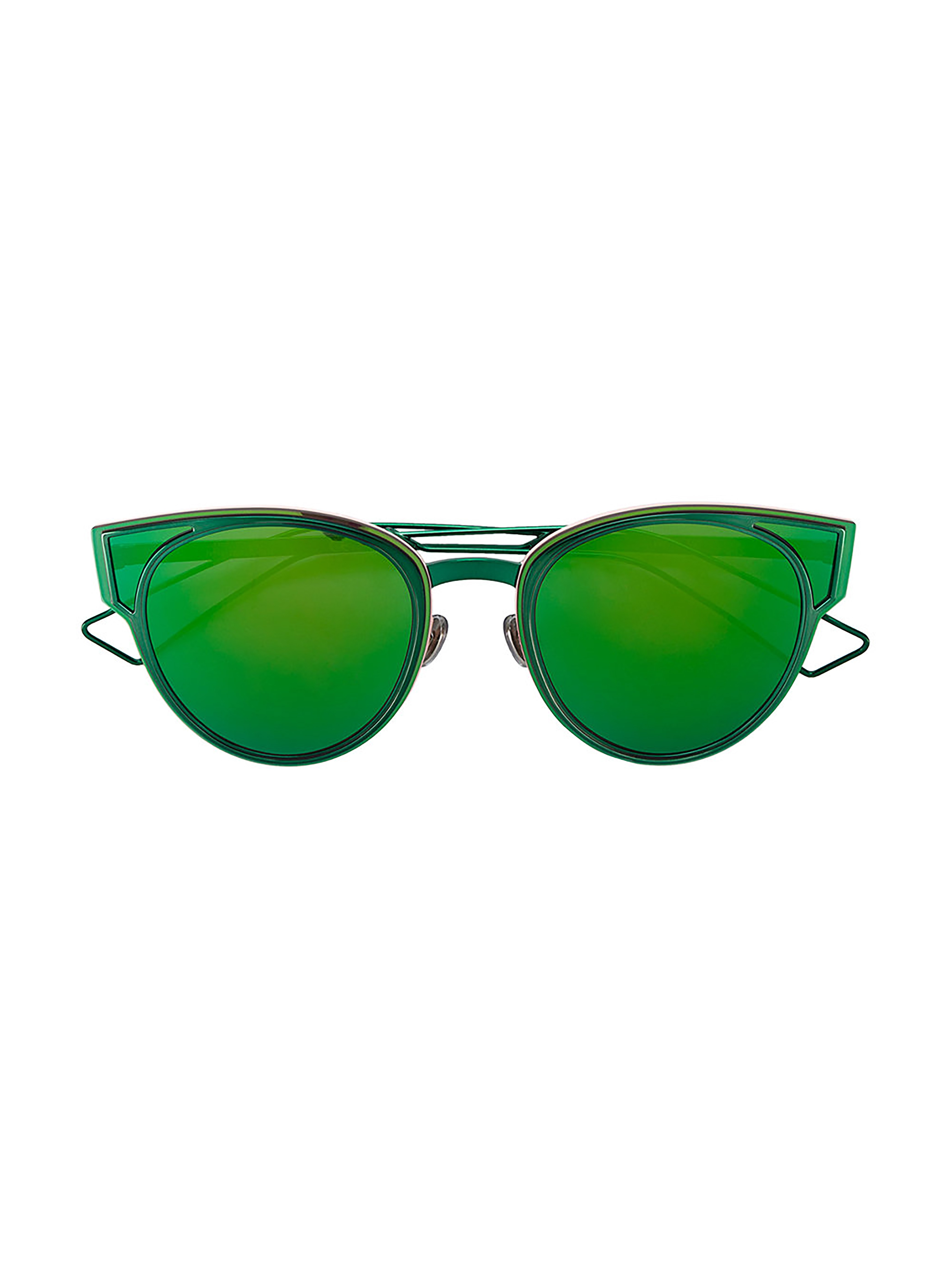 The bright Sculpt sunglasses by Dior, in particular, will make everyone go green with envy