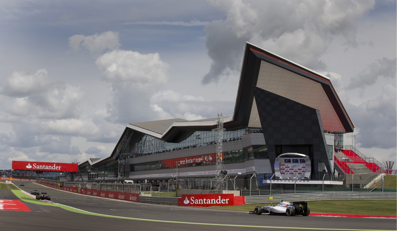 The Wing corporate building at Silverstone in 2014. Photo: AP