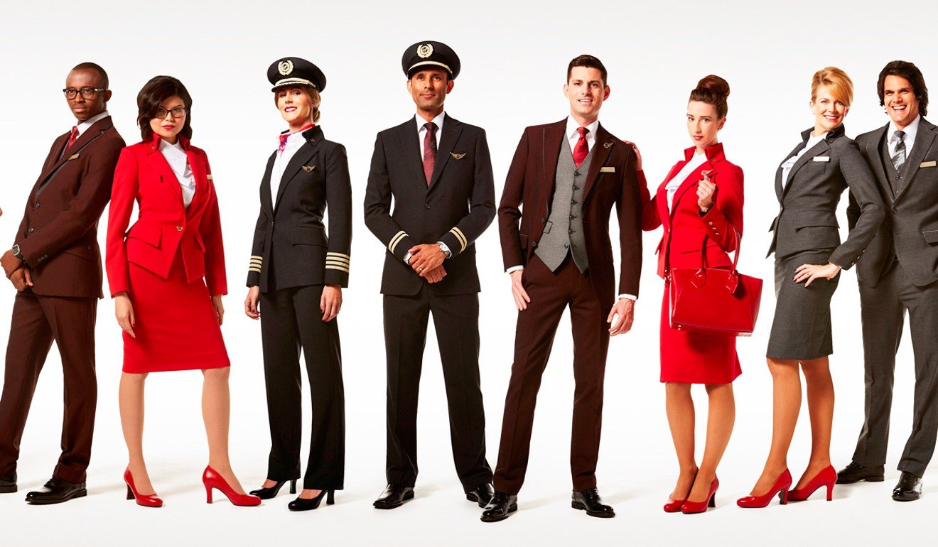 British designer Vivienne Westwood gives Virgin Atlantic crew a bold look.