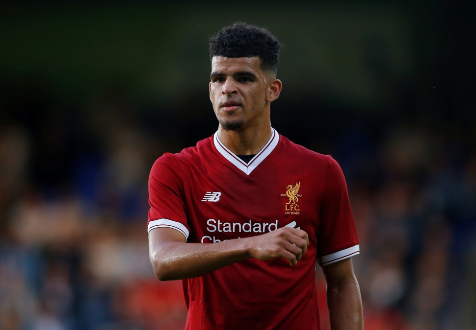 Liverpool’s Dominic Solanke in action against Tranmere Rovers. Photo: Reuters