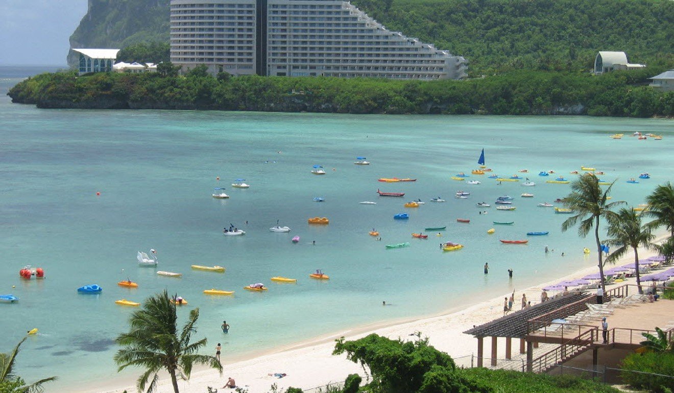 A beach in the Pacific island of Guam. Photo: SCMP