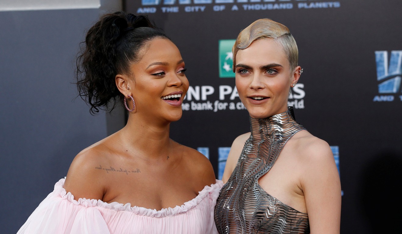 Rihanna and Cara Delevingne both feature in the film Valerian and the City of a Thousand Planets. Photo: Reuters