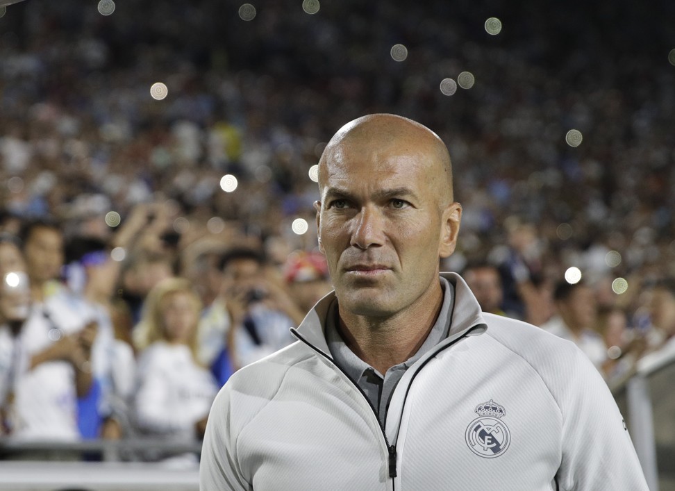 Real Madrid manager Zinedine Zidane. Photo: AP
