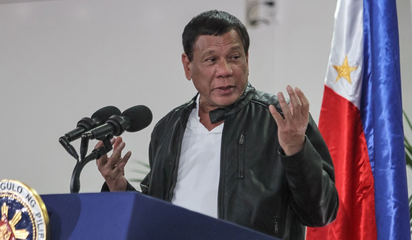 Philippine President Rodrigo Duterte said in May he was open to jointly exploring with Beijing resources in the disputed South China Sea, following a meeting with Chinese President Xi Jinping. Photo: AFP