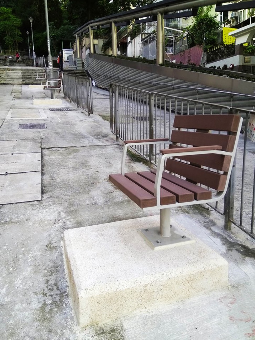 You can’t take a friend to this seat in Kennedy Town. Photo: Handout