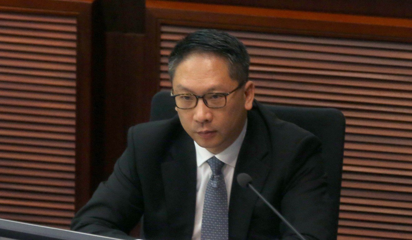 Yuen speaking at the Legislative Council on Thursday. Photo: Dickson Lee