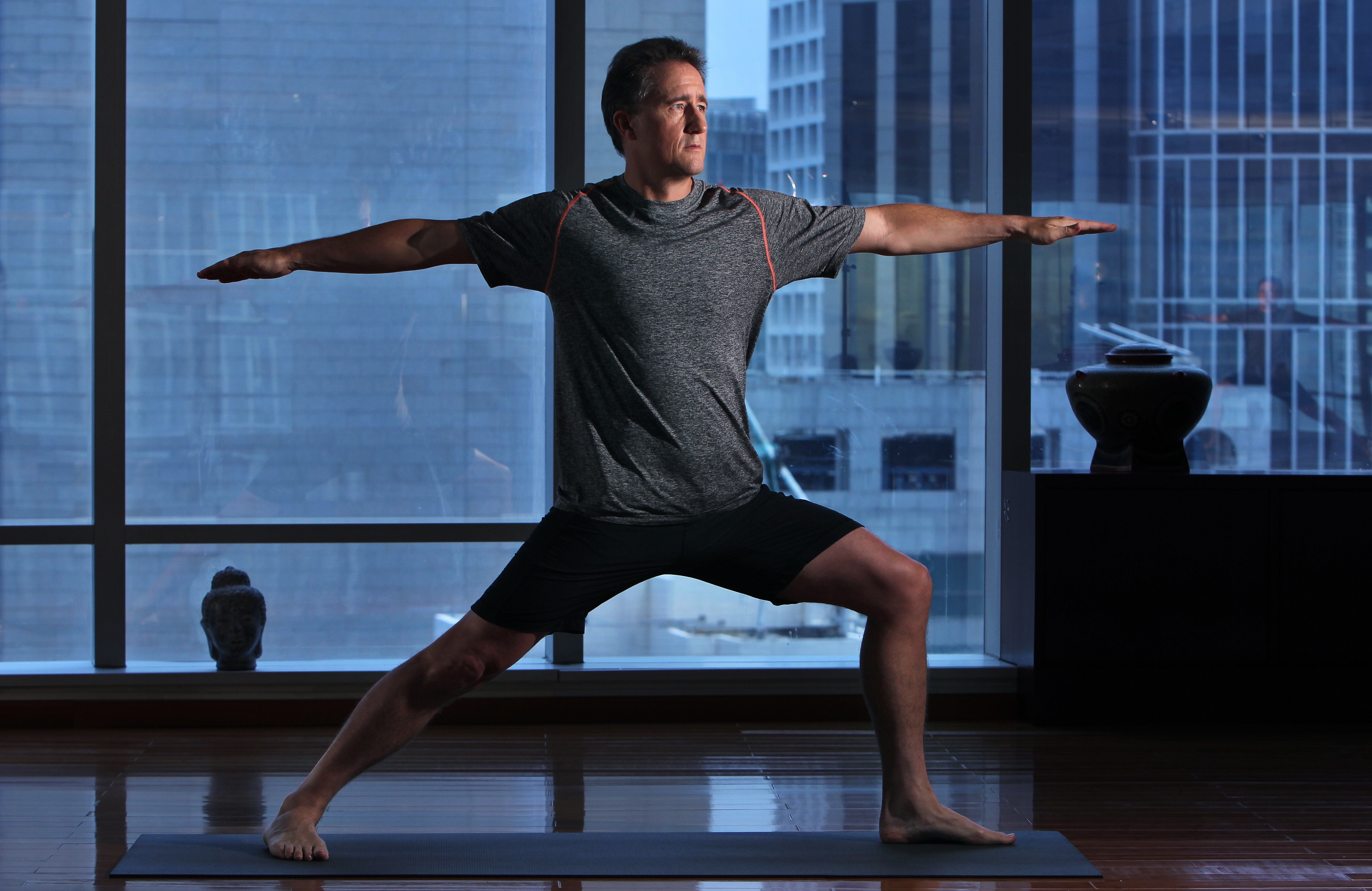 Colin Grant says yoga has taught him, among other things, that “for people to exercise, they’ve got to be ready, you can’t force it on them”. Pictures: SCMP
