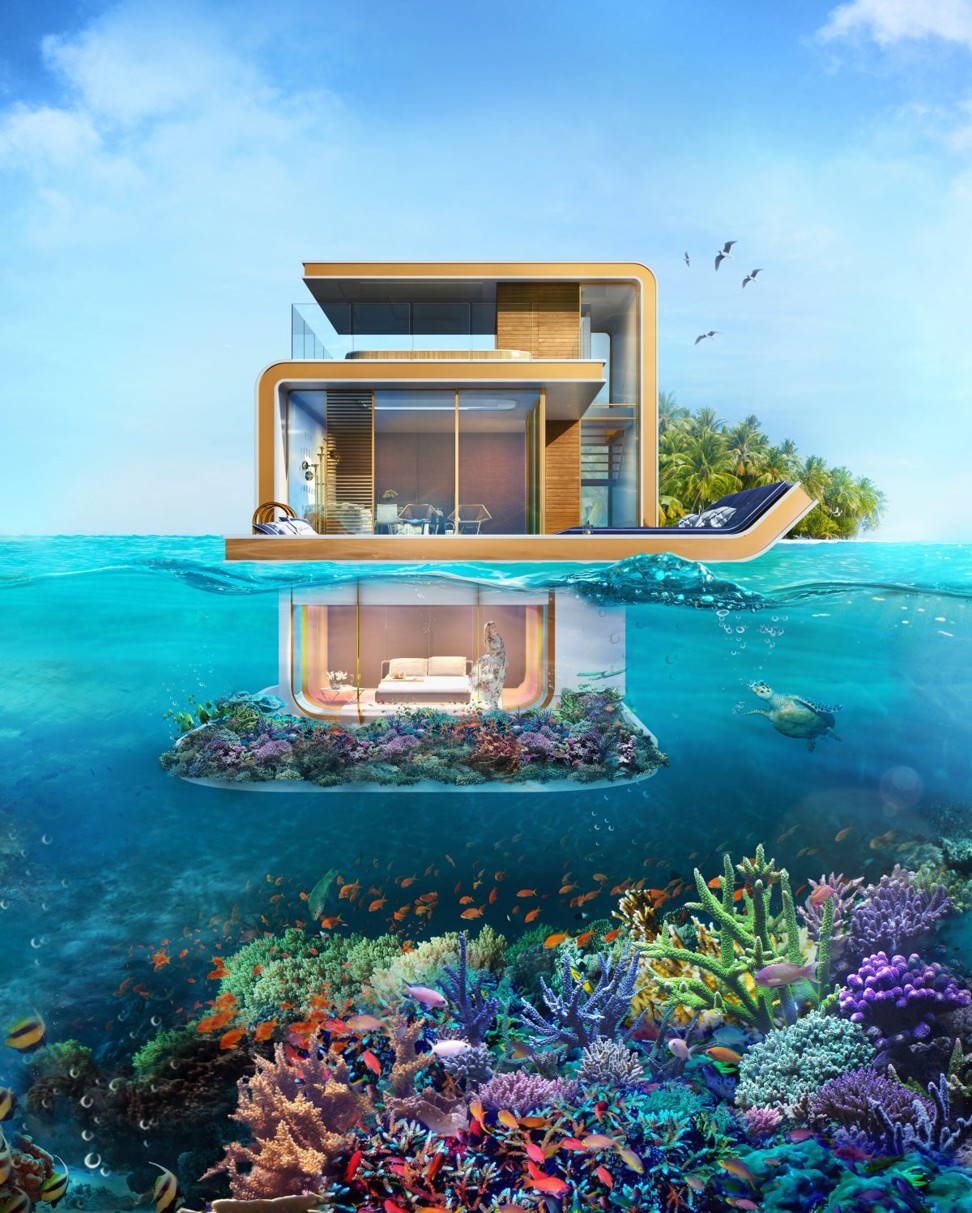 Artifical coral reef will enhance the luxury experience