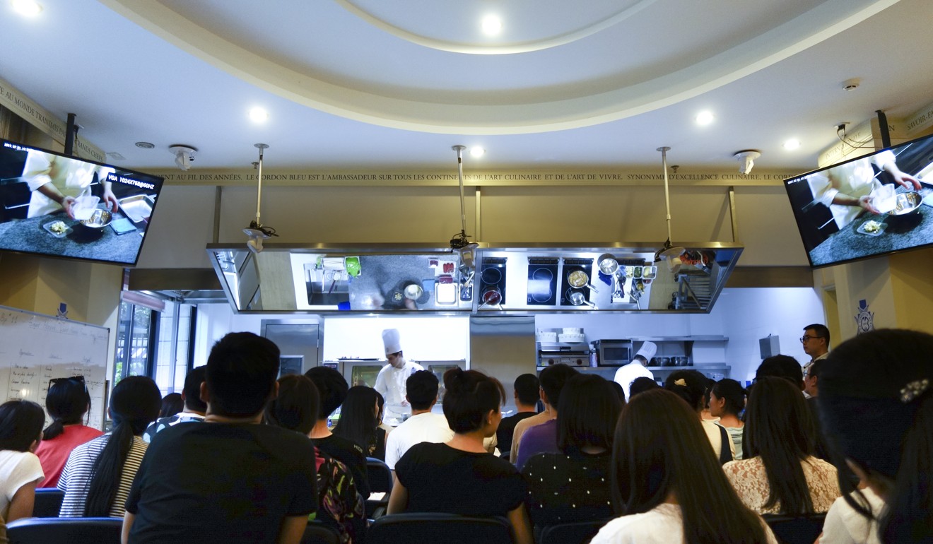 Prospective students gather to learn about Le Cordon Bleu’s curriculum. Photo: Juli Min