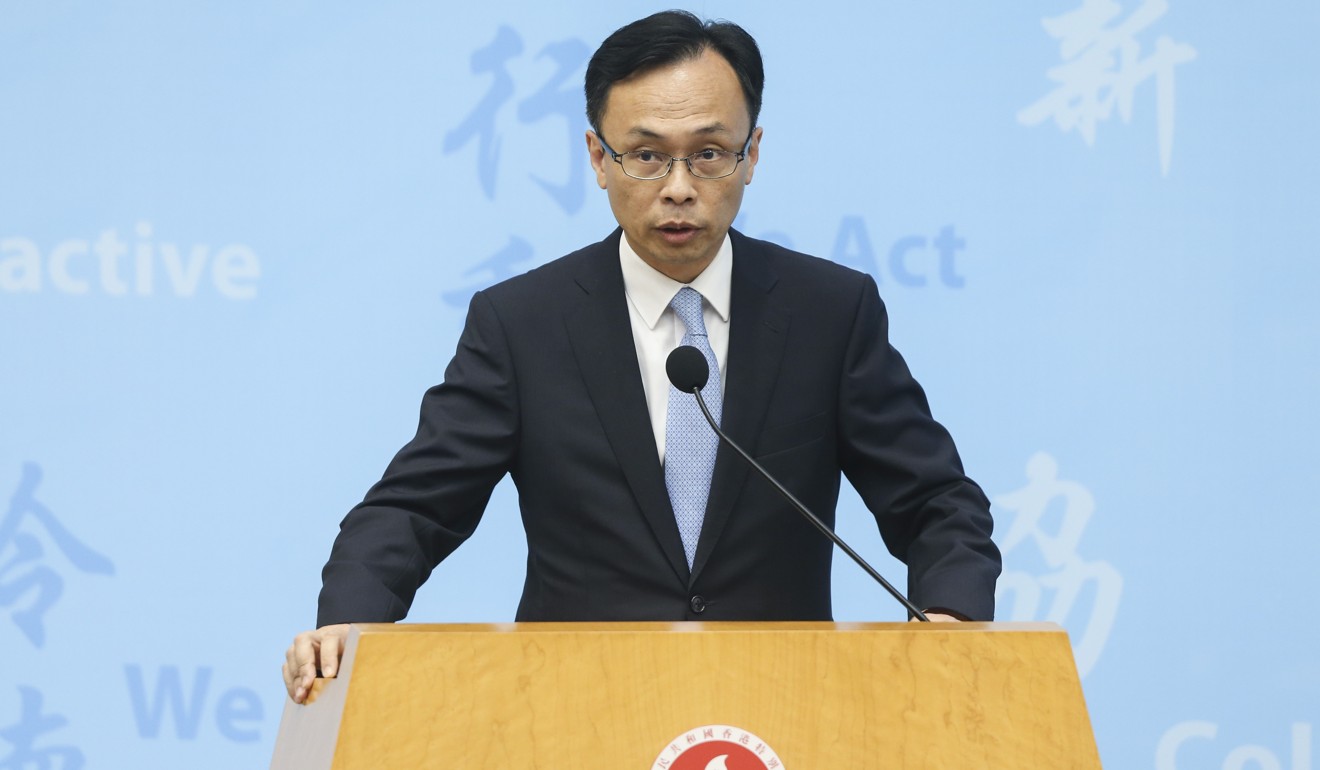 Secretary for Constitutional and Mainland Affairs Patrick Nip Tak-kuen has met business representatives in Hong Kong to seek their views on the Greater Bay Area plan. Photo: Sam Tsang
