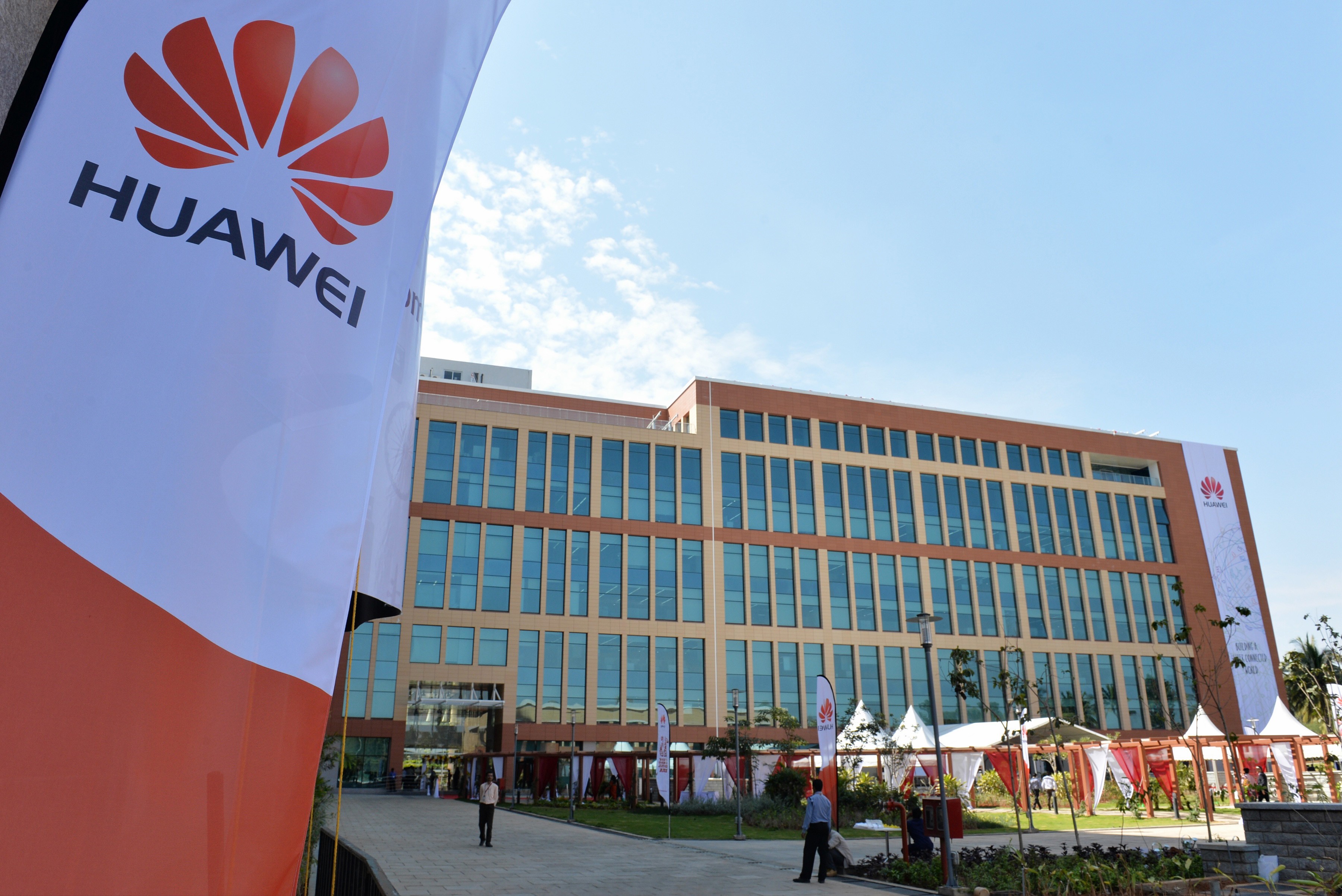 Huawei’s research and development centre in Bangalore. More Chinese companies are moving to India – and there is growing demand for Chinese staff. Photo: AFP