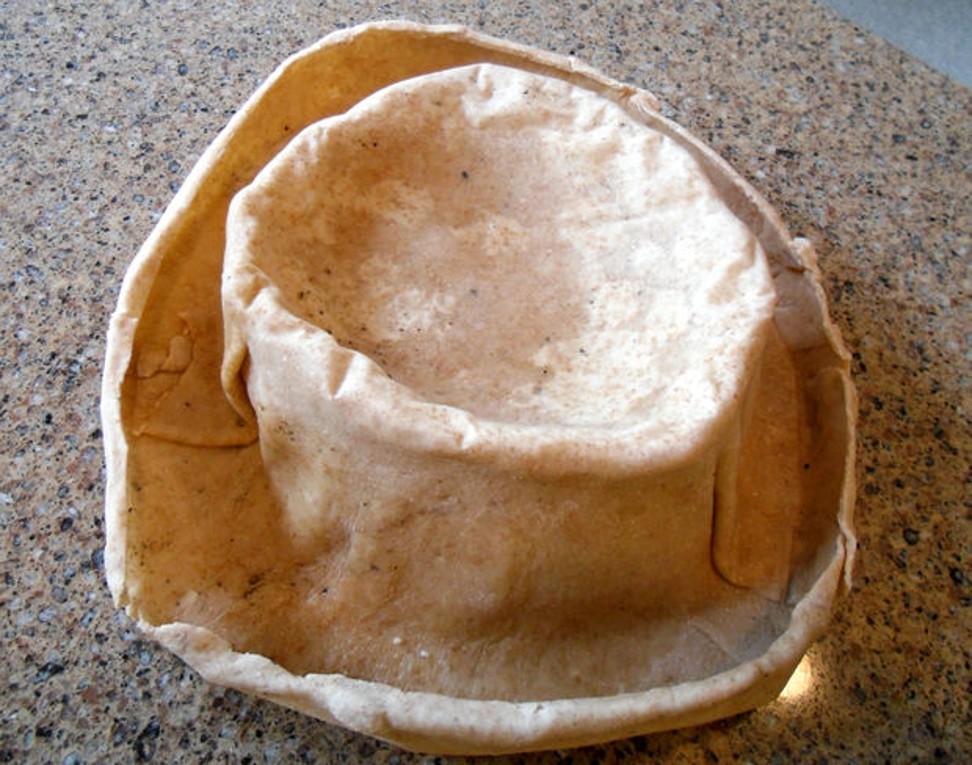 An edible hat made with a recipe from the Instructables website.