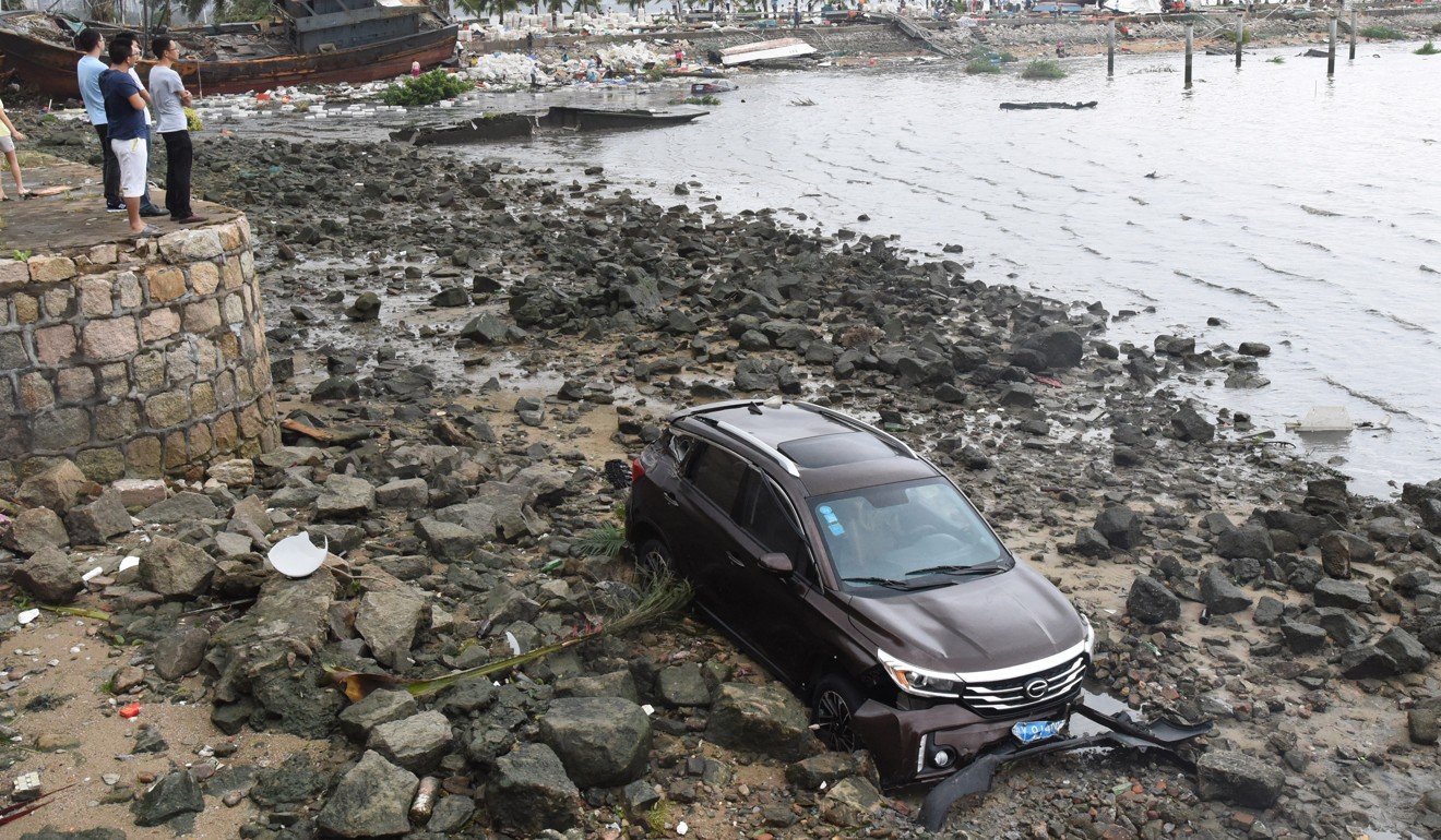 The cost of the damage in Guangdong has been estimated at US$825.5 million. Photo: Xinhua