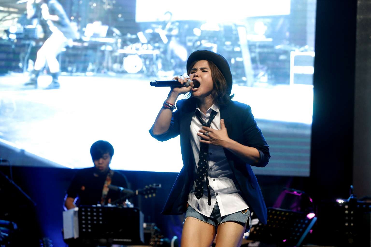 Singaporean singer Olinda Cho. Photo: The Straits Times